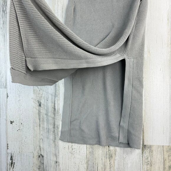 Wilfred Aritzia Palmier Sweater Side Split Knit Sleeveless Tank Top Gray Size XS - Picture 6 of 9